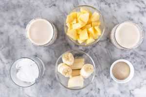 Recette de milkshake marocain aux pommes et à la banane