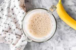 Recette de milkshake marocain aux pommes et à la banane